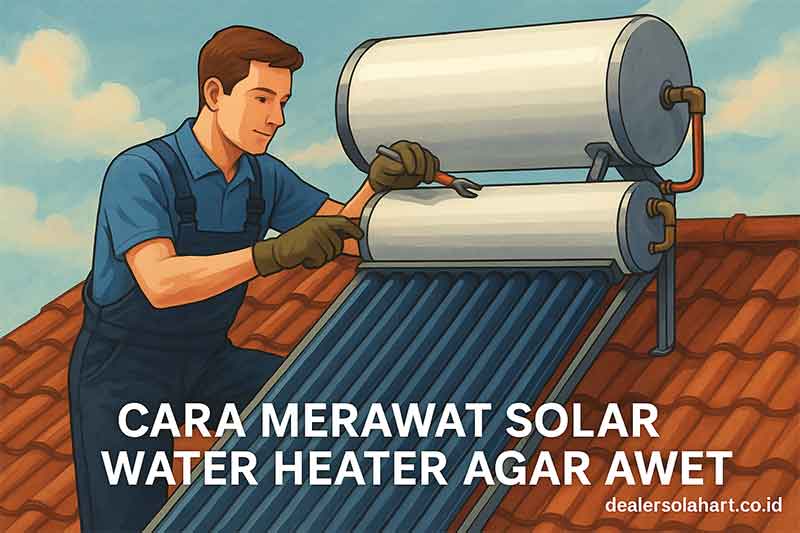 cara merawat solar water heater agar awet